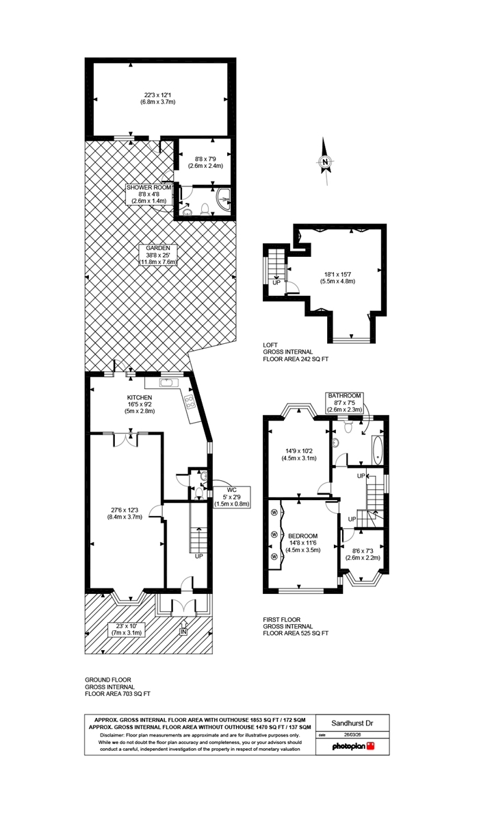 79, Sandhurst Drive, Ilford floorplan