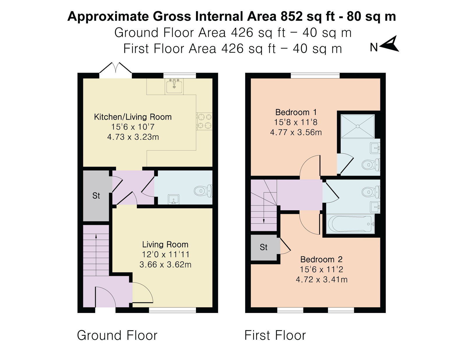 5, Meadow Brown road, Gloucester floorplan