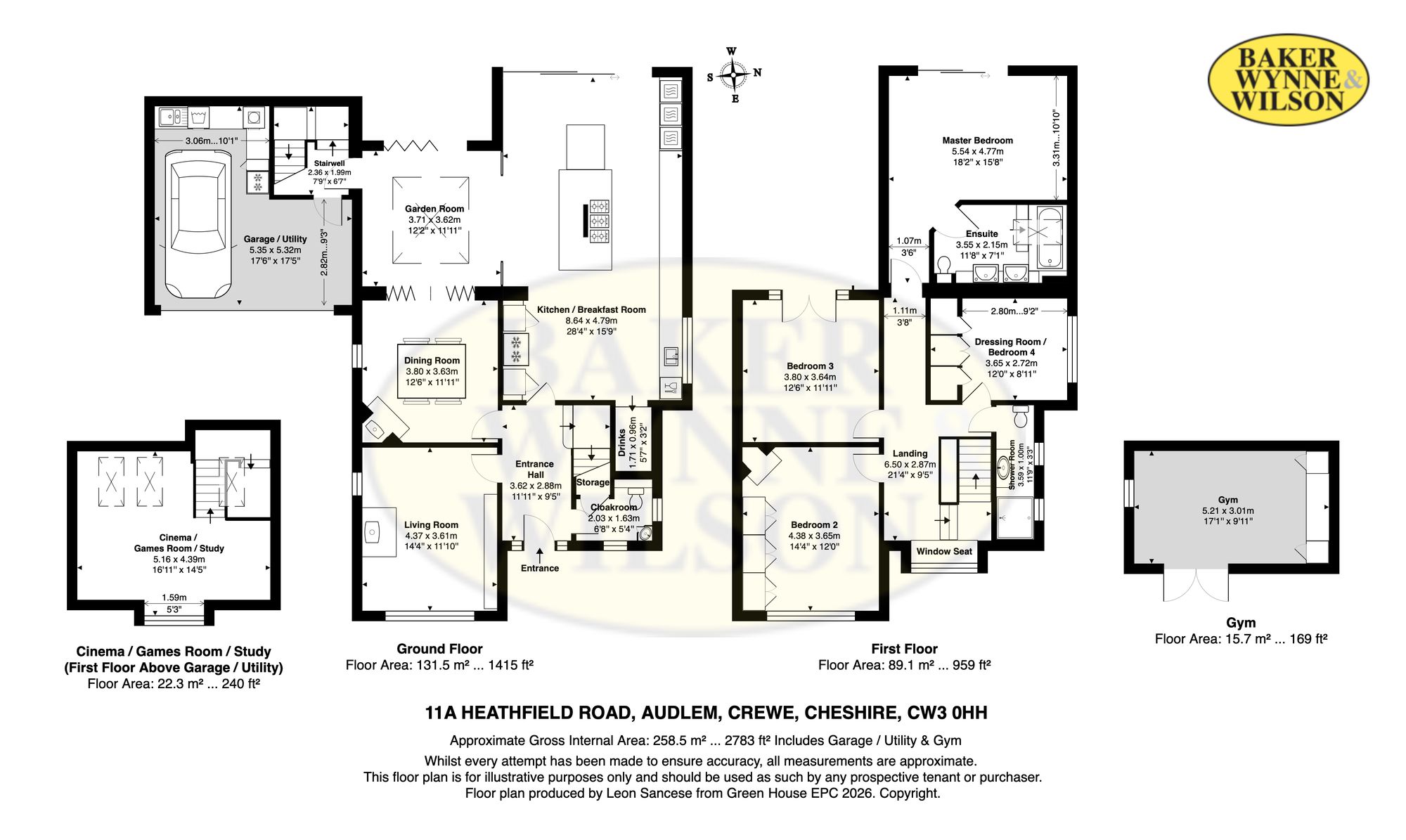 Whiteholme, 11a, Heathfield Road, Crewe floorplan