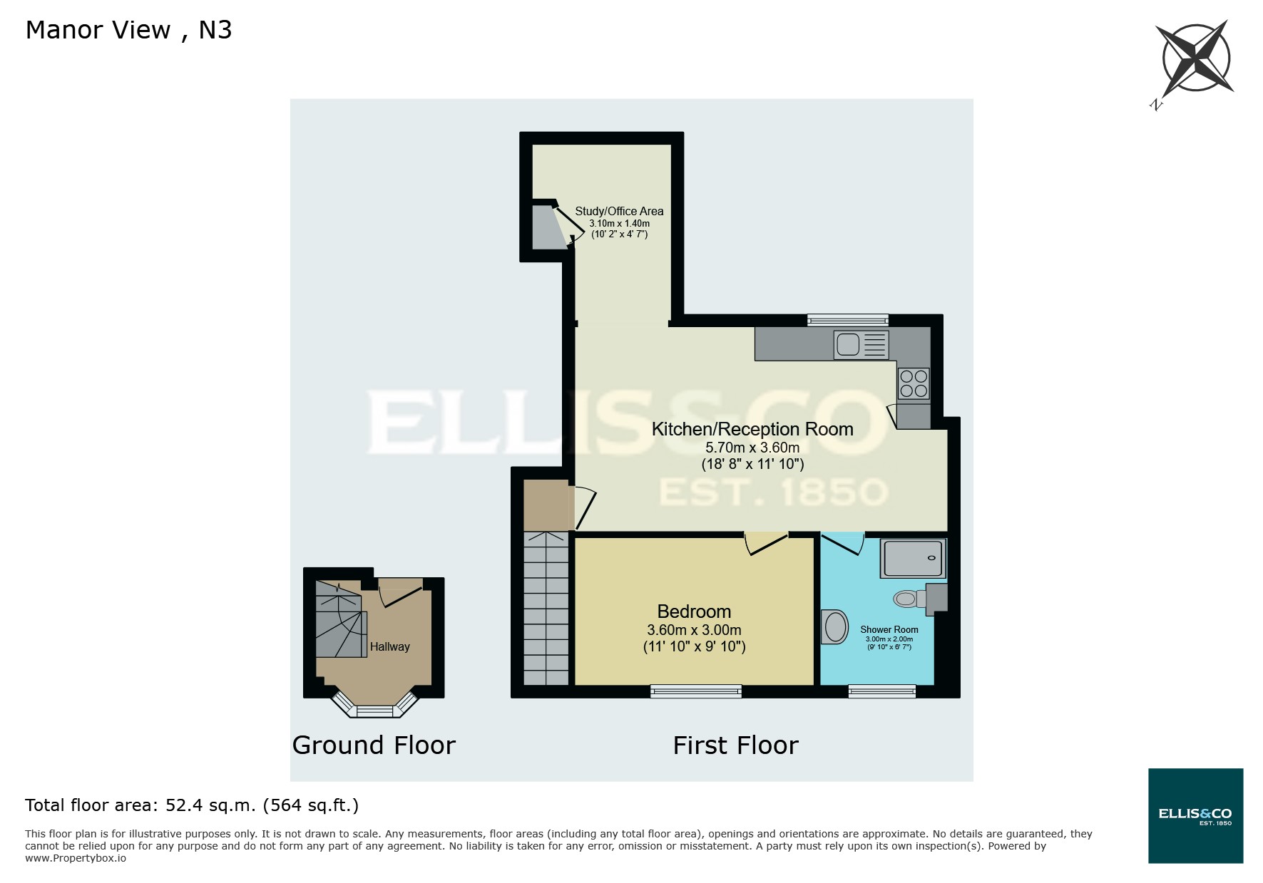 Manor View, London floorplan