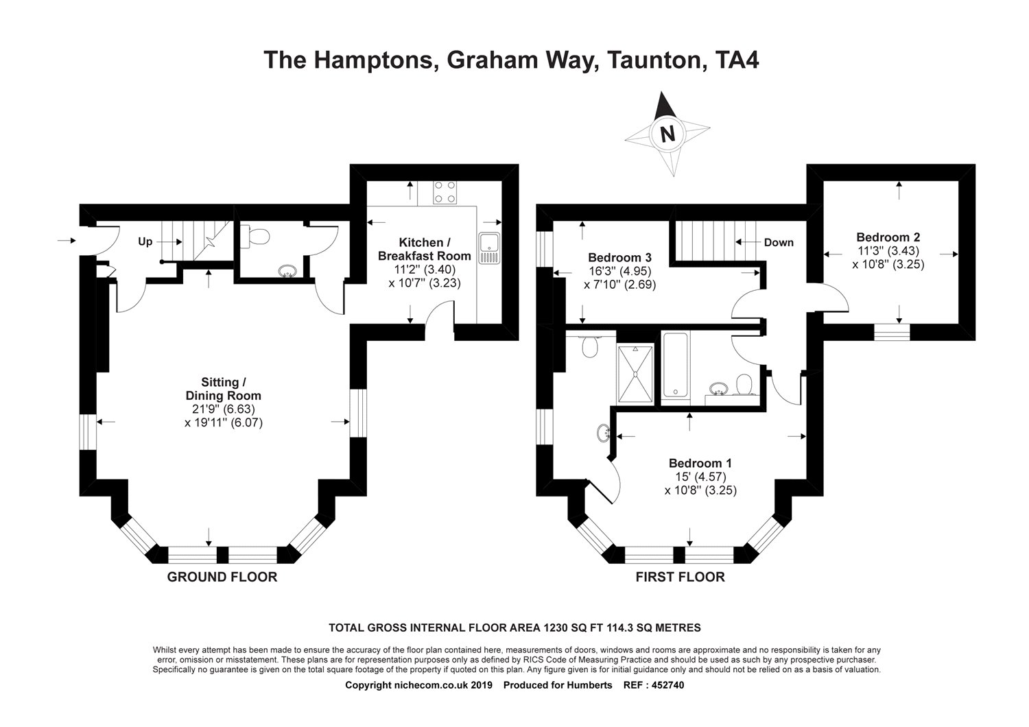 3 Bedrooms Semi-detached house for sale in Graham Way, Cotford St Luke, Somerset TA4