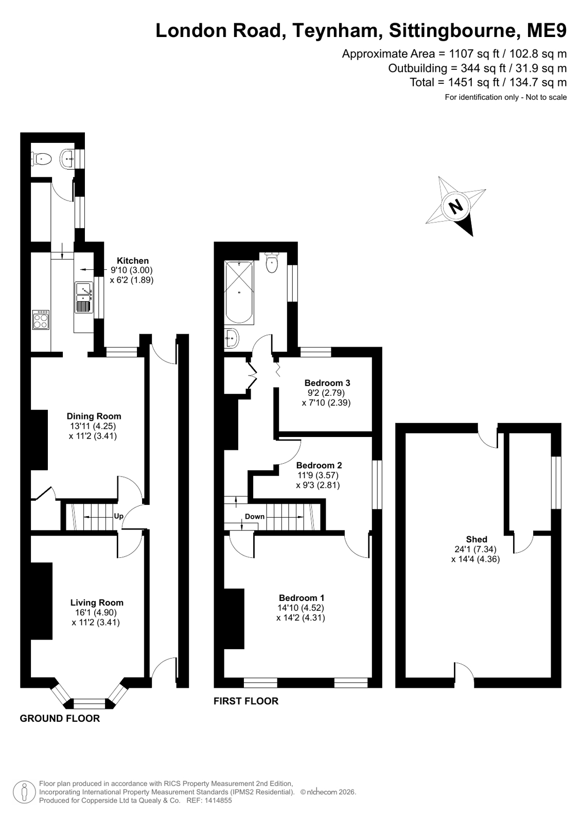 222, London Road, Sittingbourne floorplan