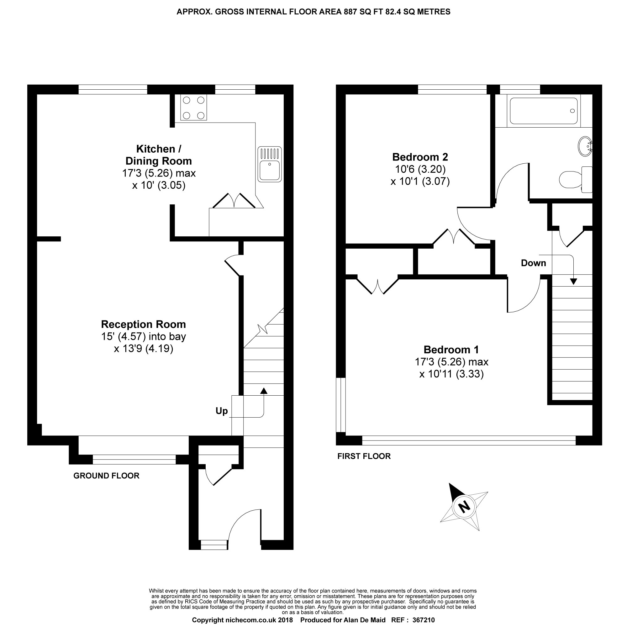 2 Bedrooms Maisonette to rent in Lower Camden, Chislehurst BR7