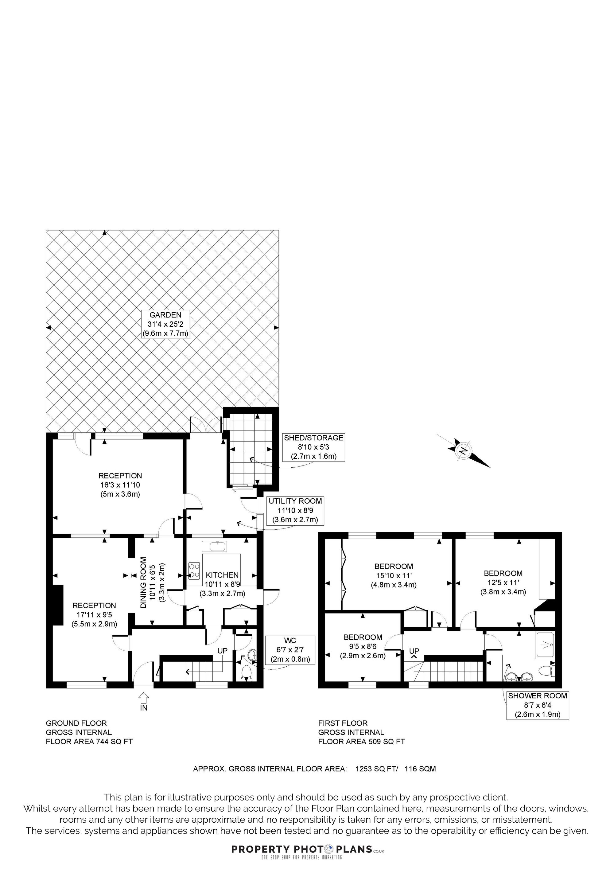5 Melrose Close, Greenford floorplan