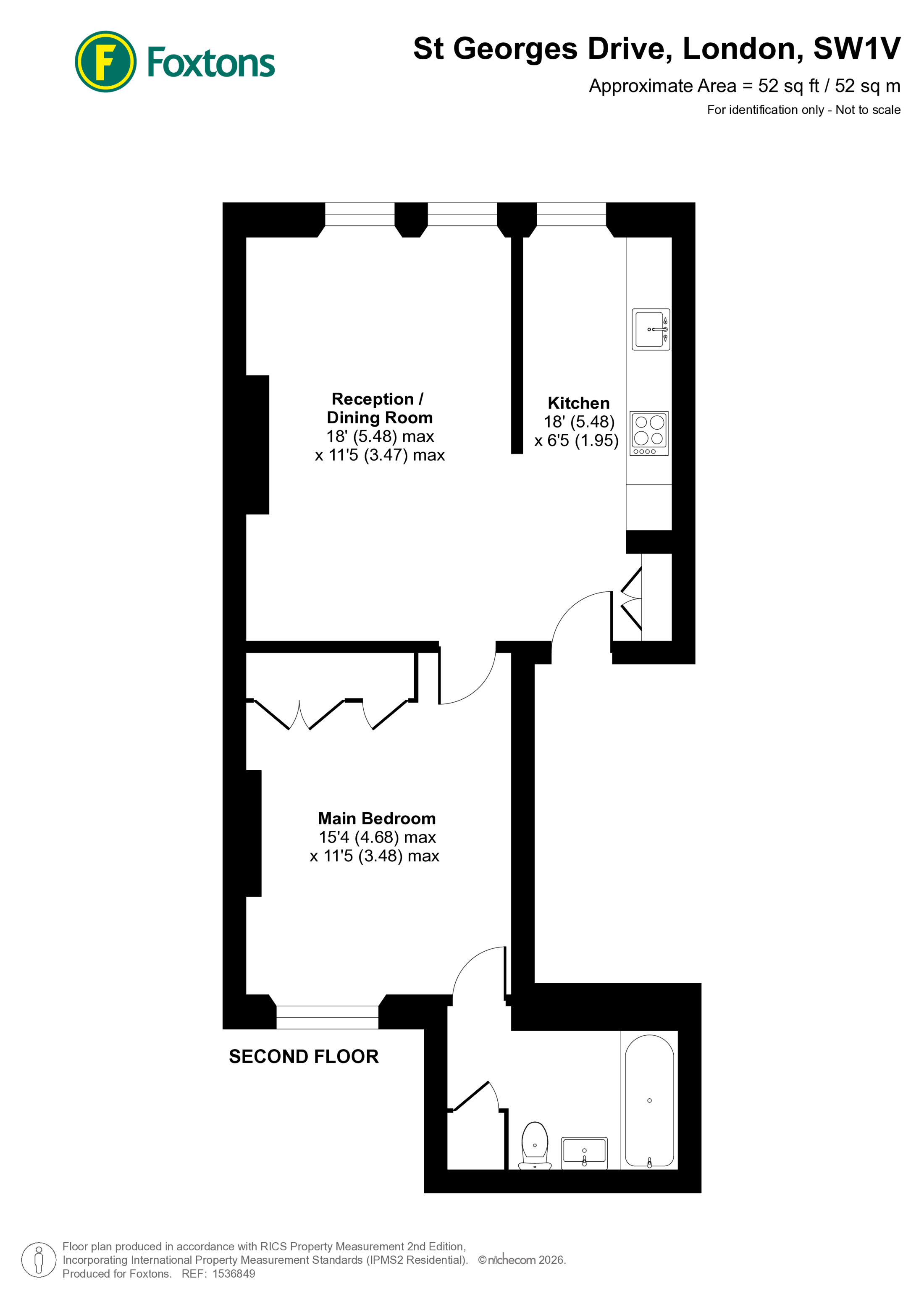 St Georges Drive, Pimlico floorplan