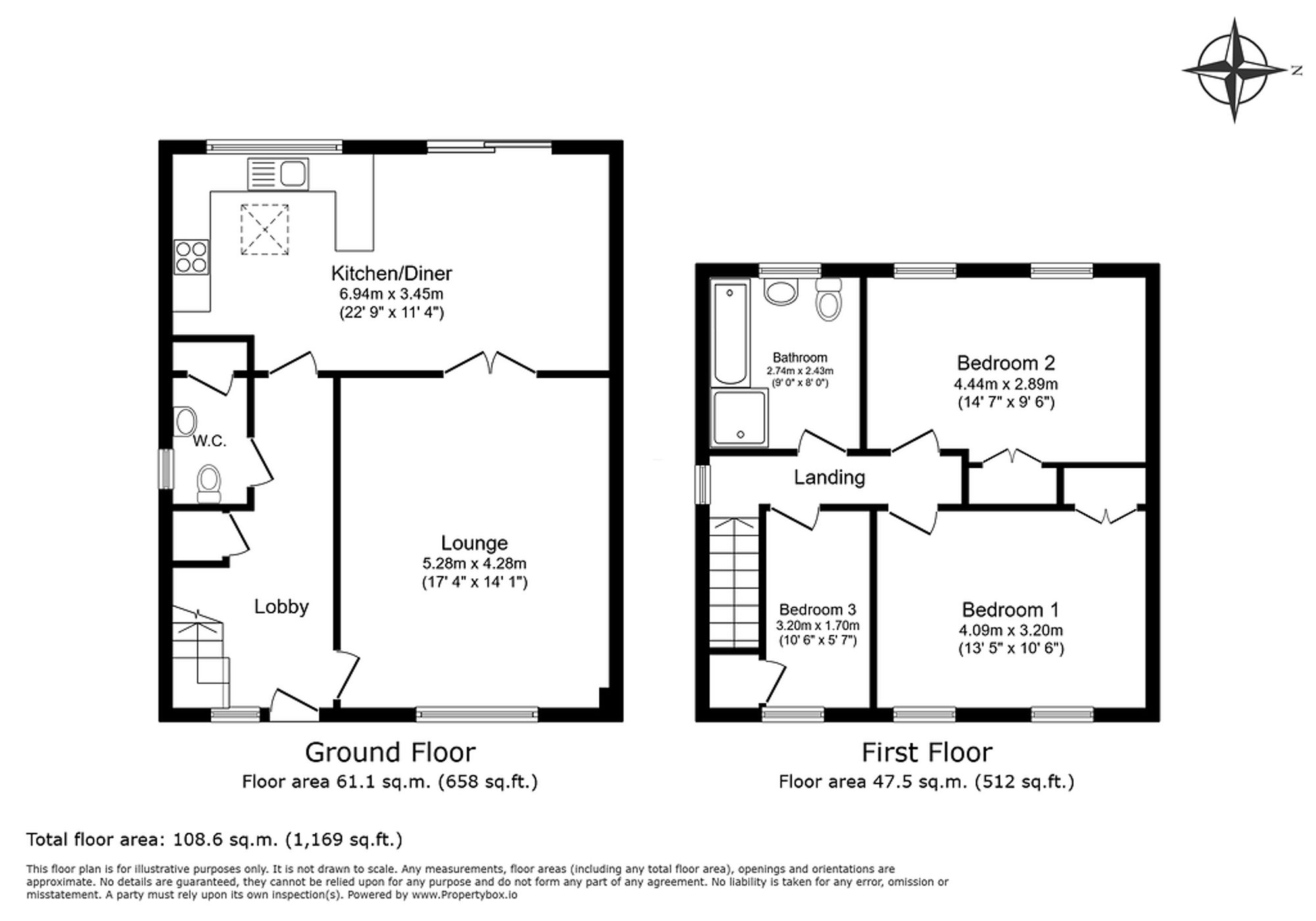 7 The Cedars, Bassingbourn floorplan