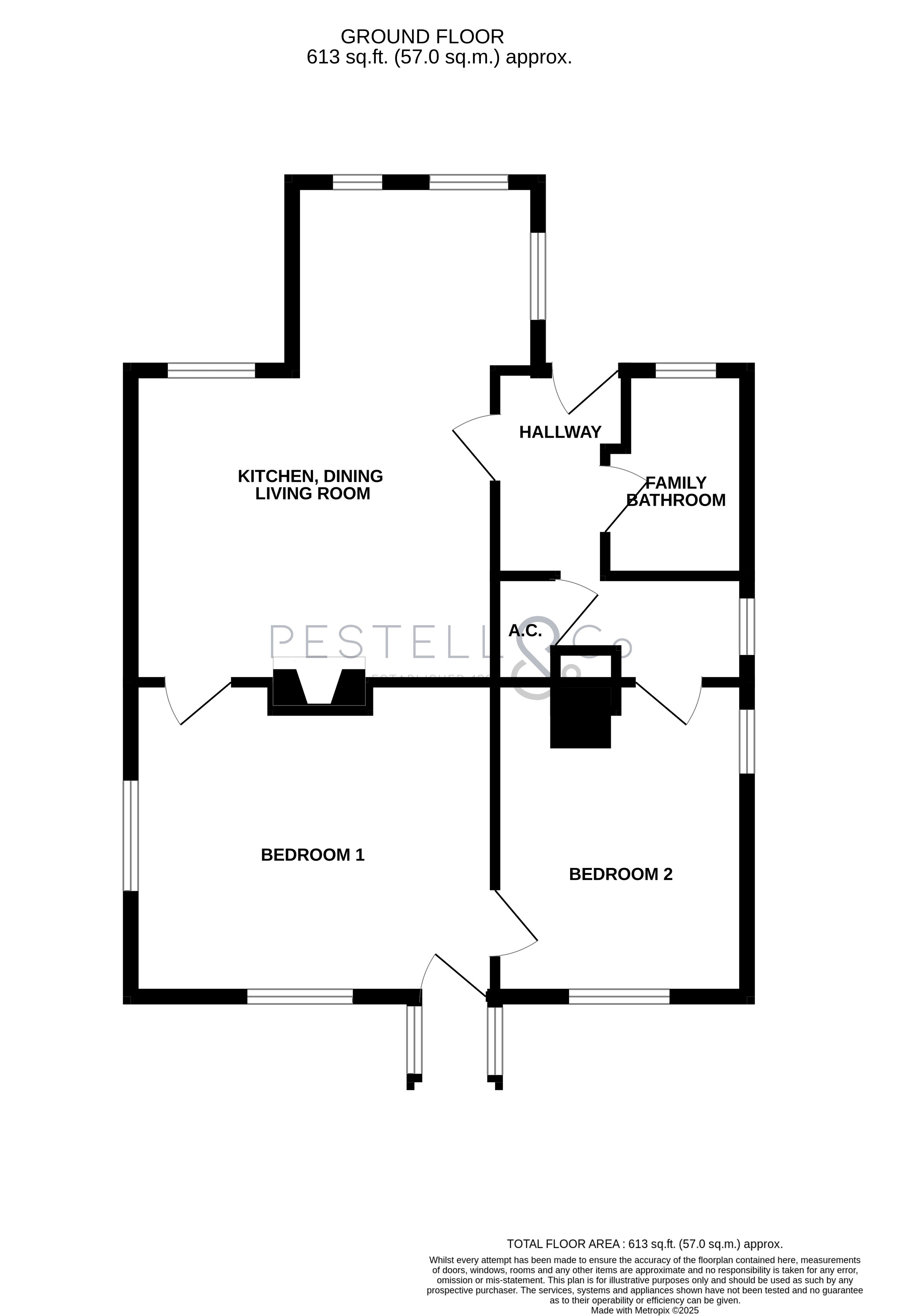 The Bungalow, Braintree Road, Dunmow floorplan