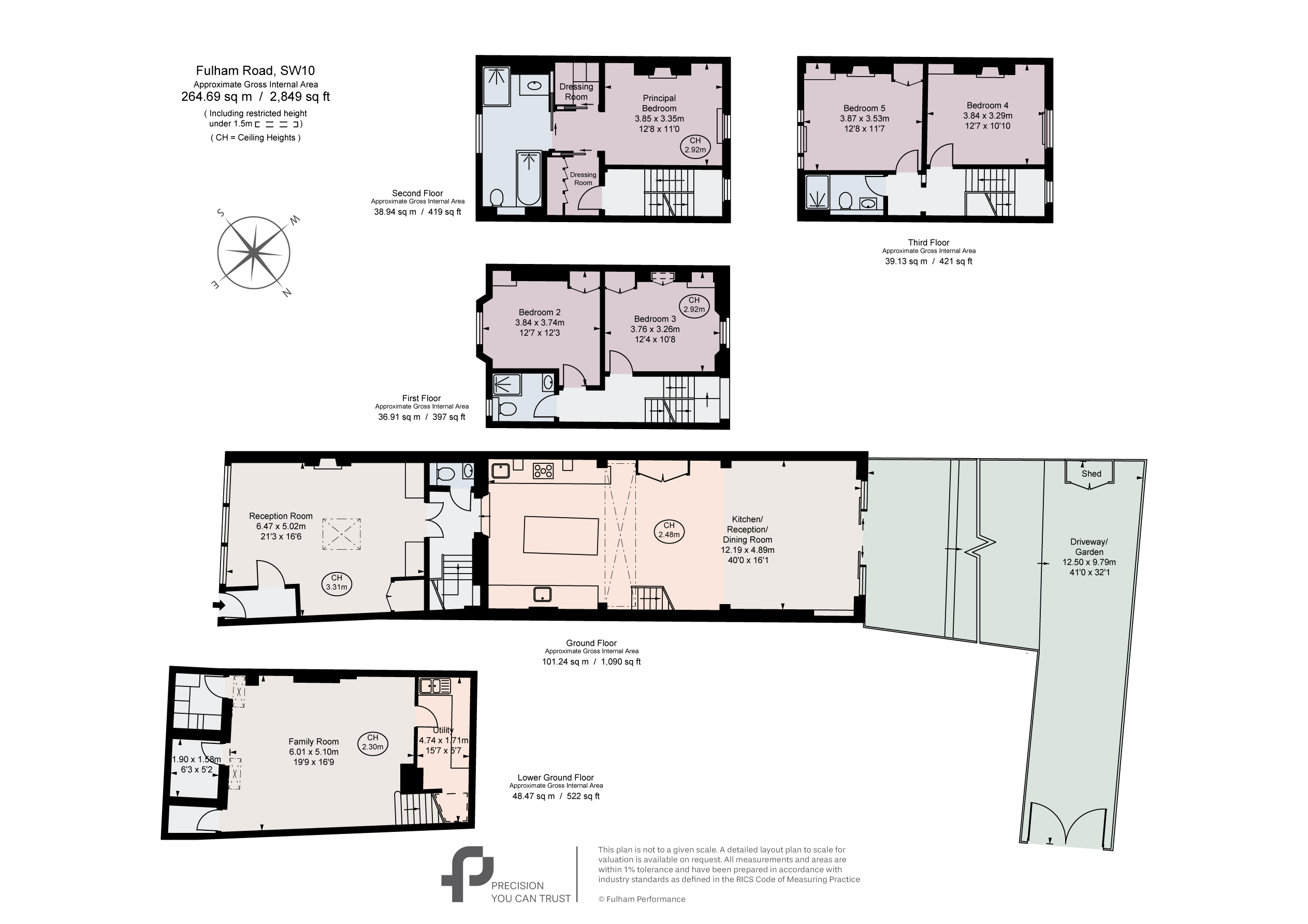 342, Fulham Road, London floorplan