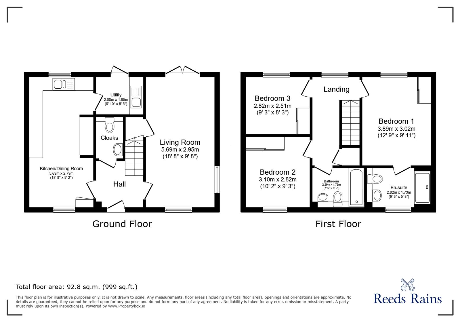 2, Chartershaugh Square, Chester Le Street floorplan