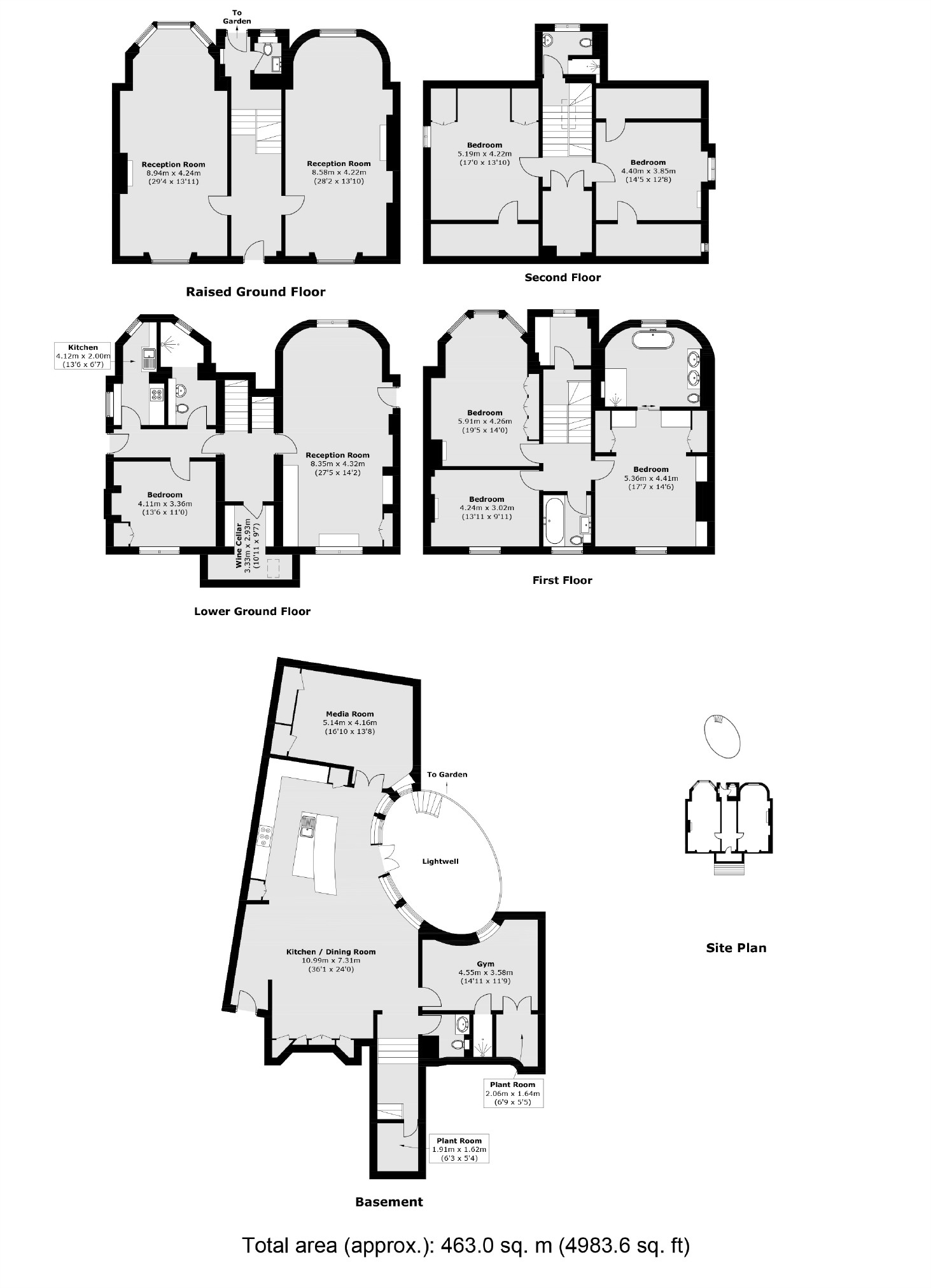 121, Park Hill, London floorplan