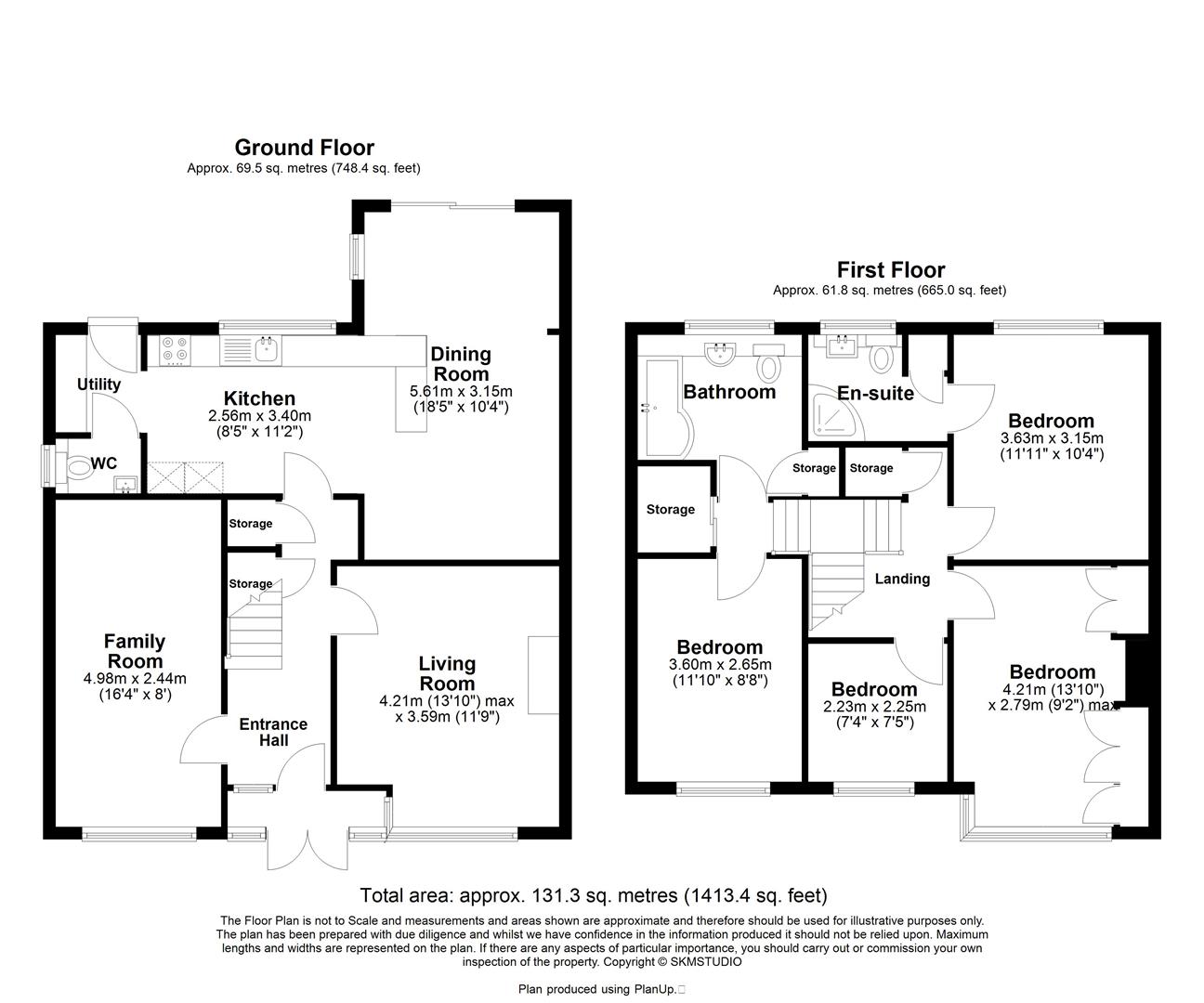 24, Hazelbury Avenue, ABBOTS LANGLEY floorplan