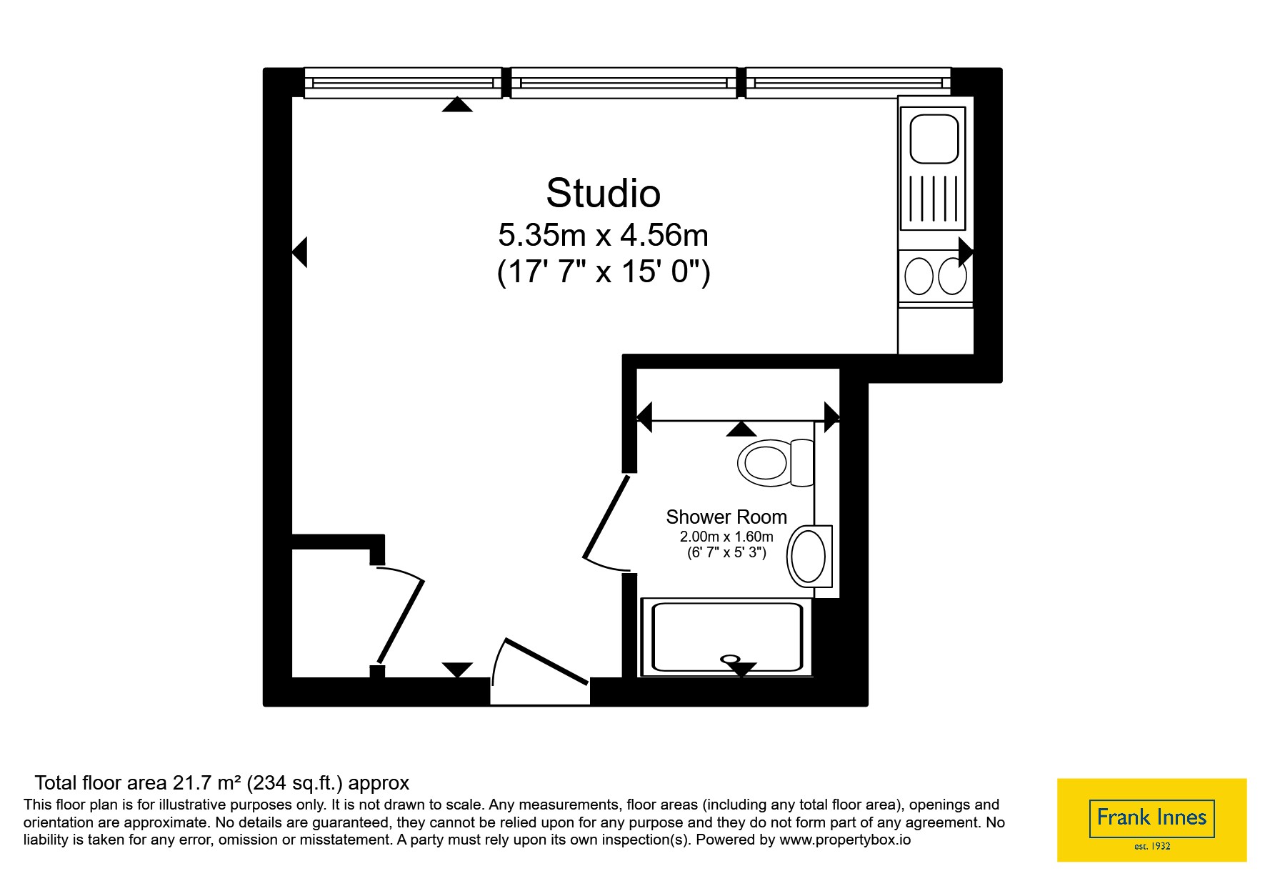 Flat 116, Maid Marian House, 56, Hounds Gate, Nottinghamshire floorplan