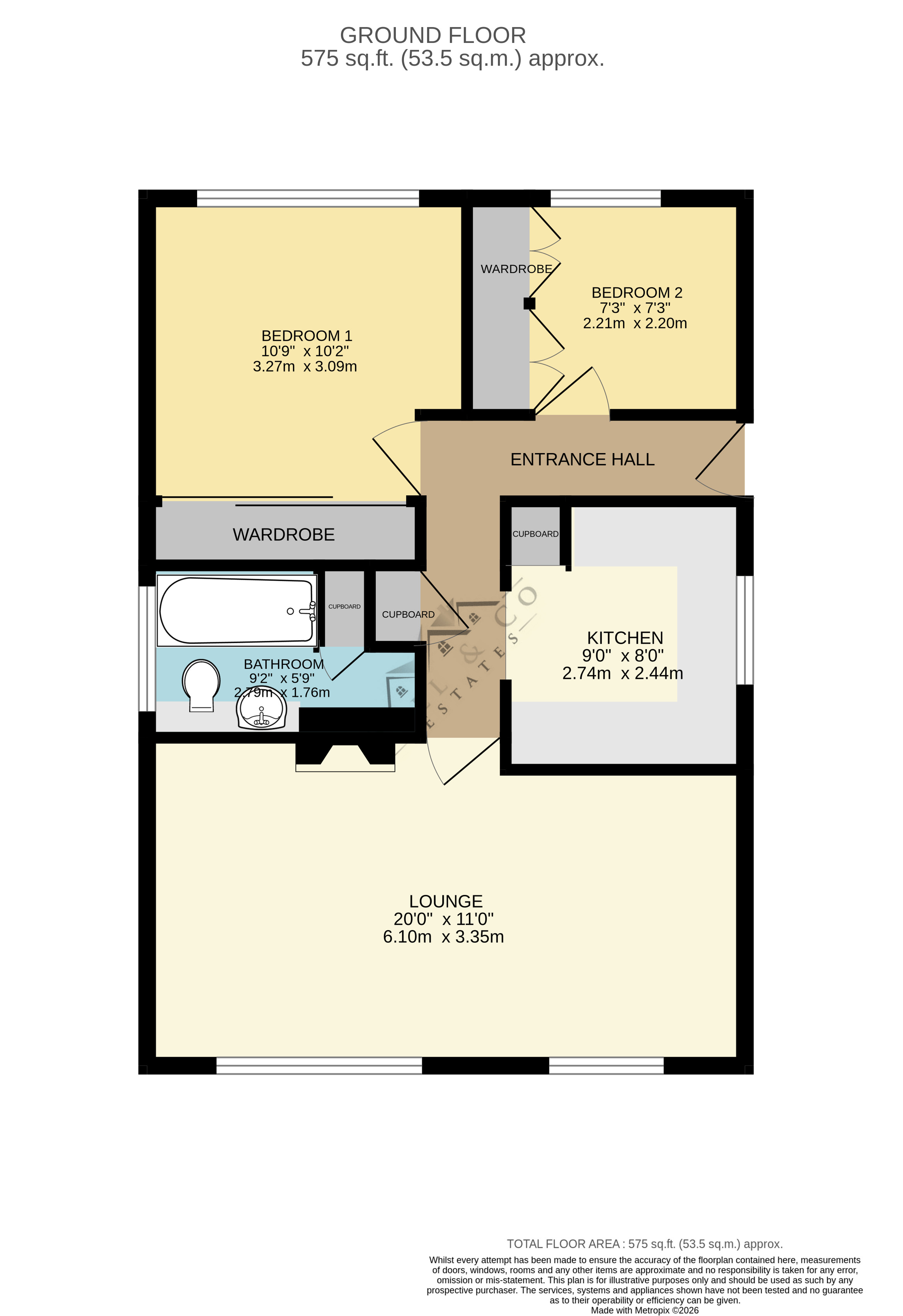 26, Patterdale Way, Sheffield floorplan