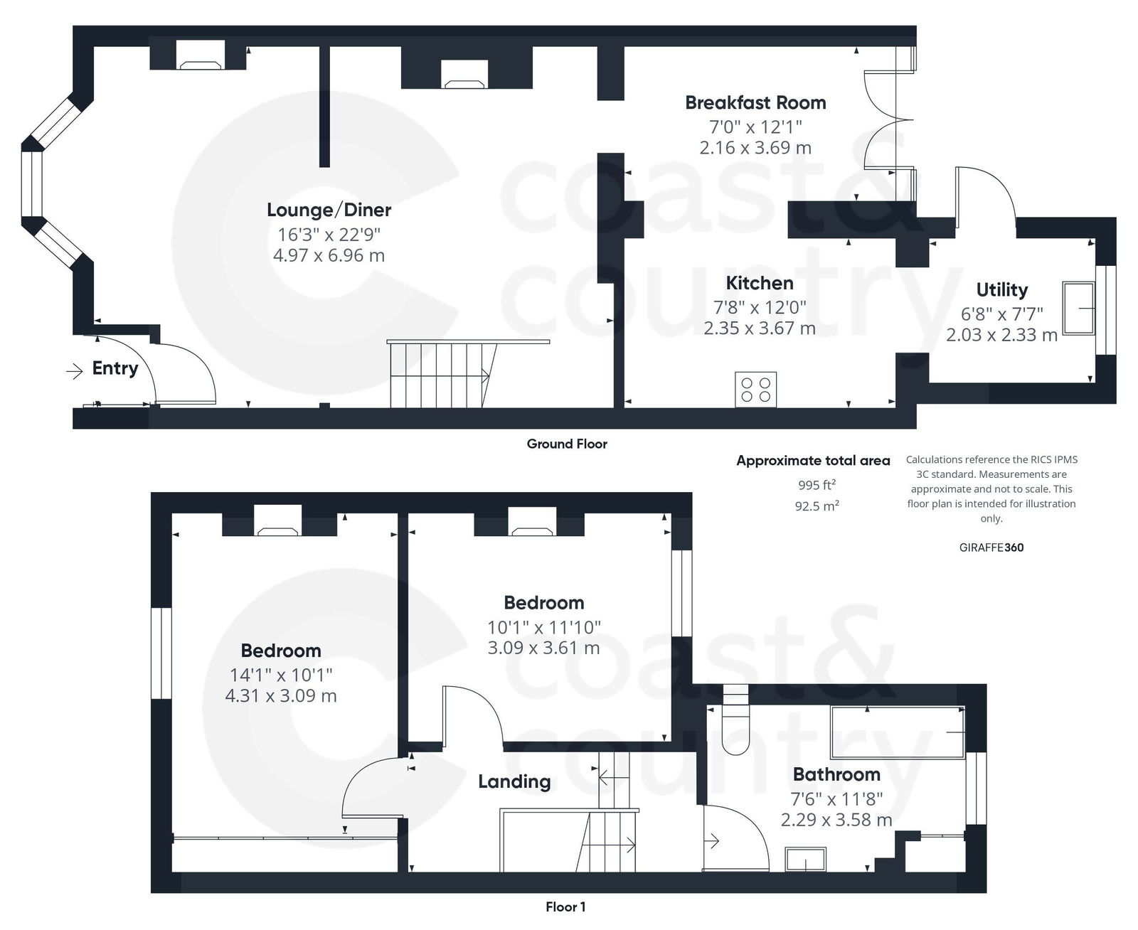 2 Shaptor View, Ashburton Road, Newton Abbot floorplan