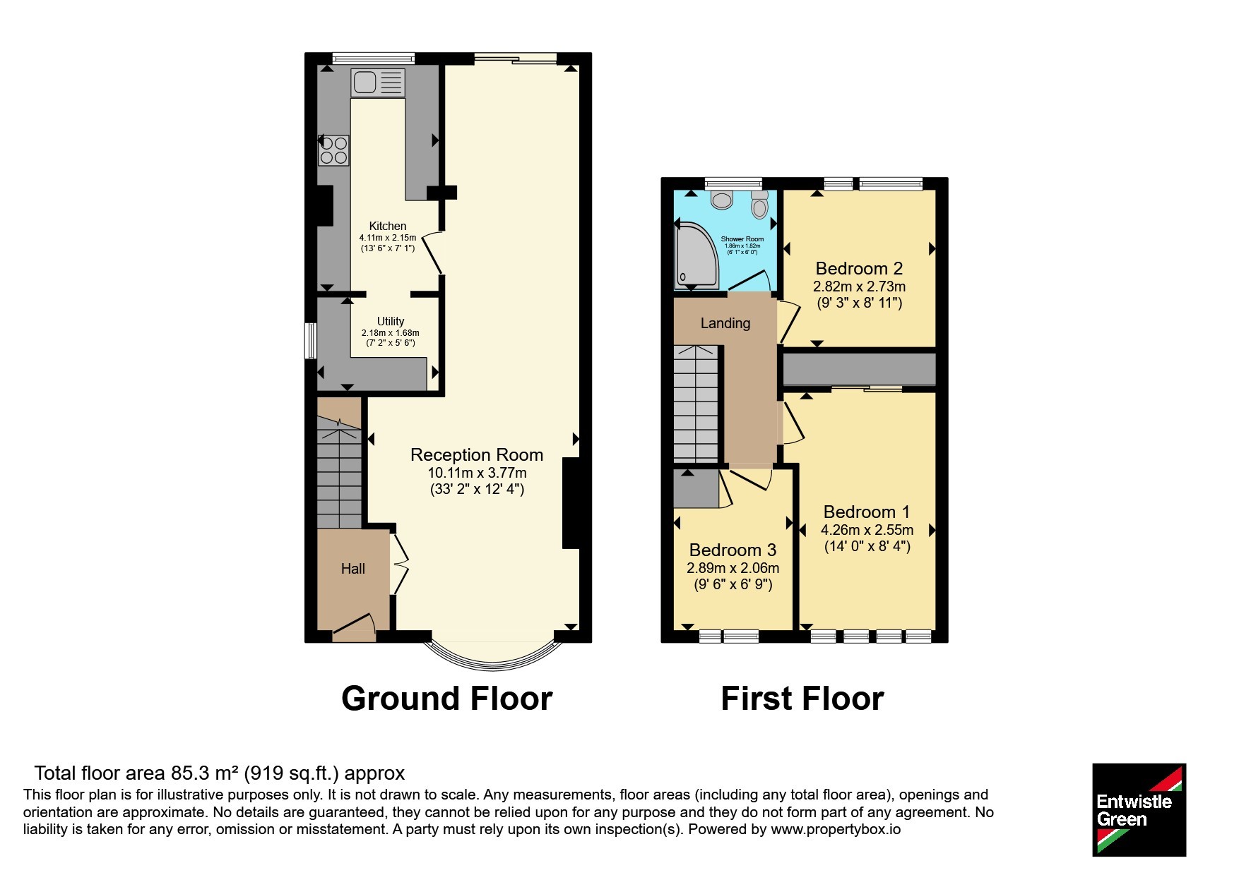153, Mill Lane, Merseyside floorplan