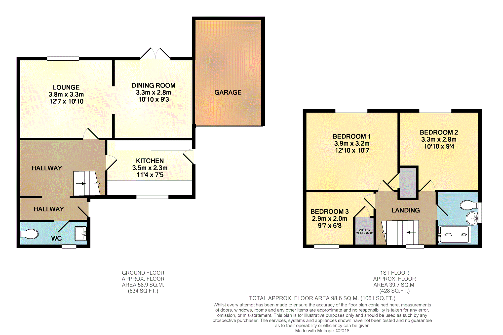 3 Bedrooms Semi-detached house for sale in Woodroffe Close, Chelmsford CM2