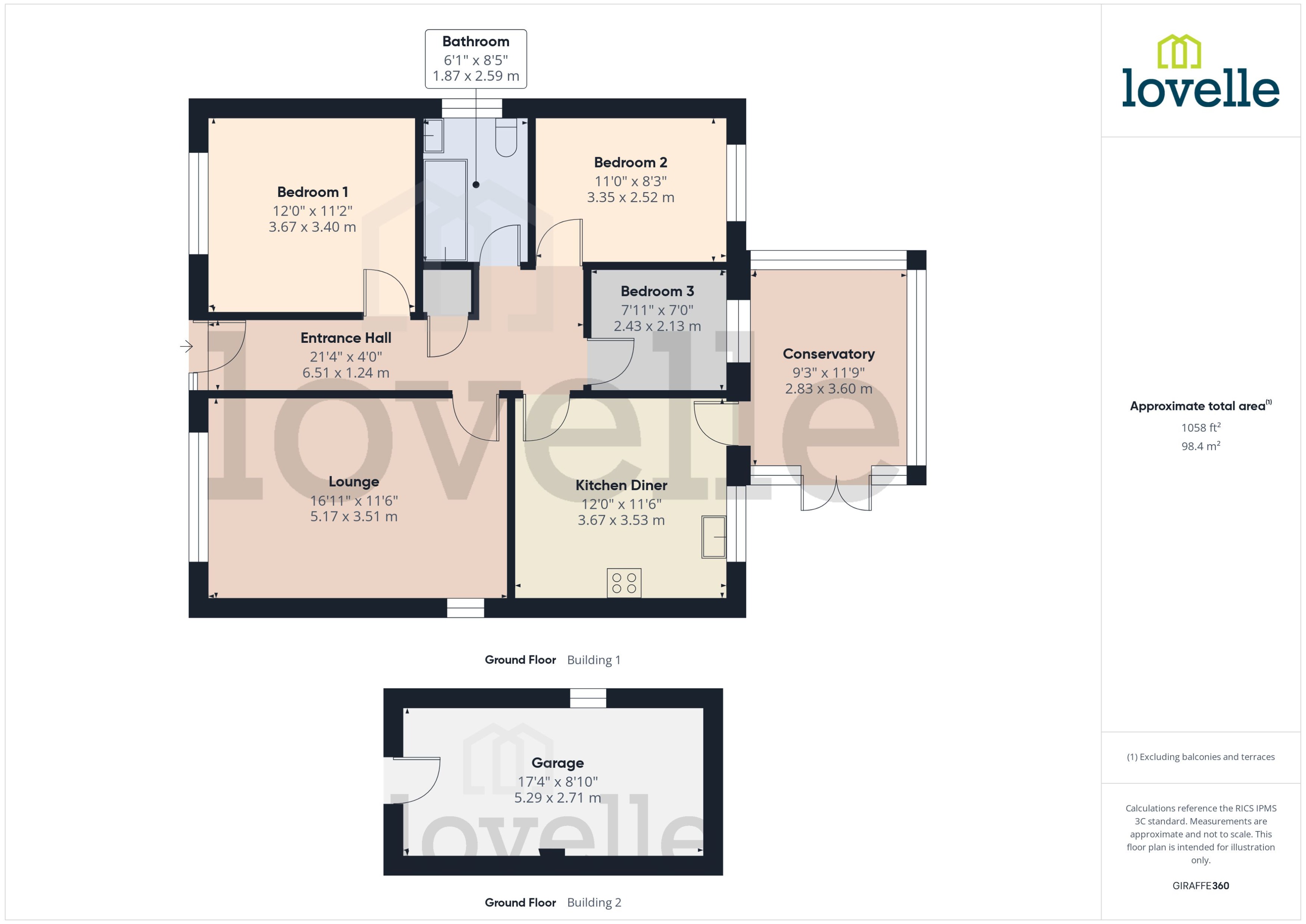 3, Tennyson Close, Caistor floorplan