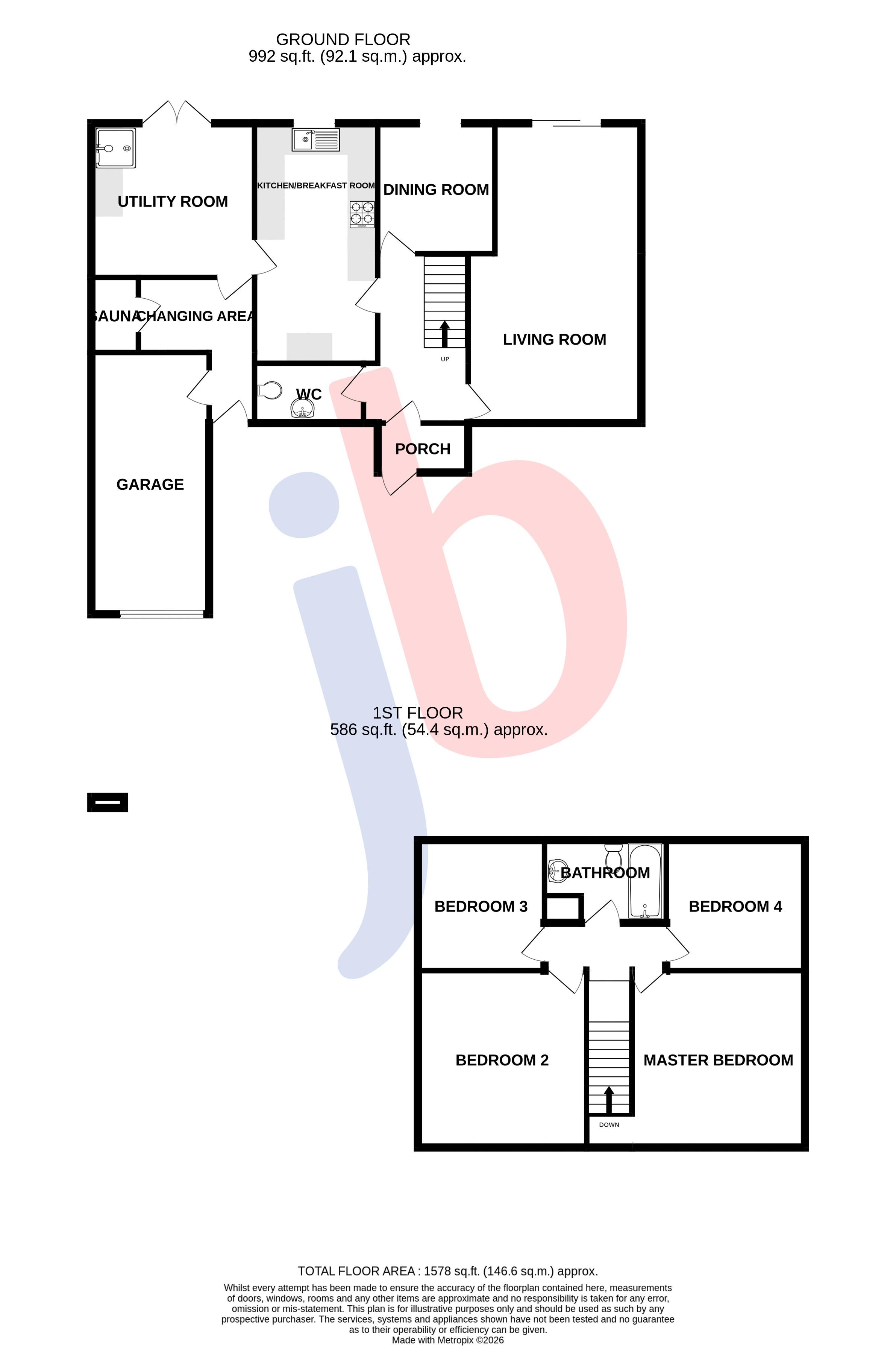 32, The Paddocks, Newark floorplan
