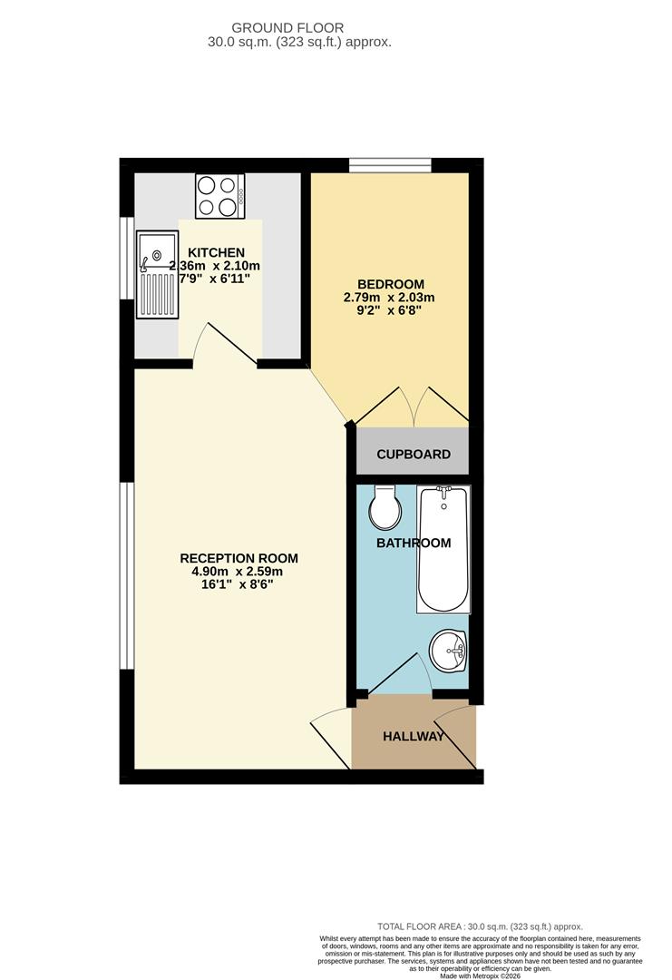 23, Liden Close, London floorplan