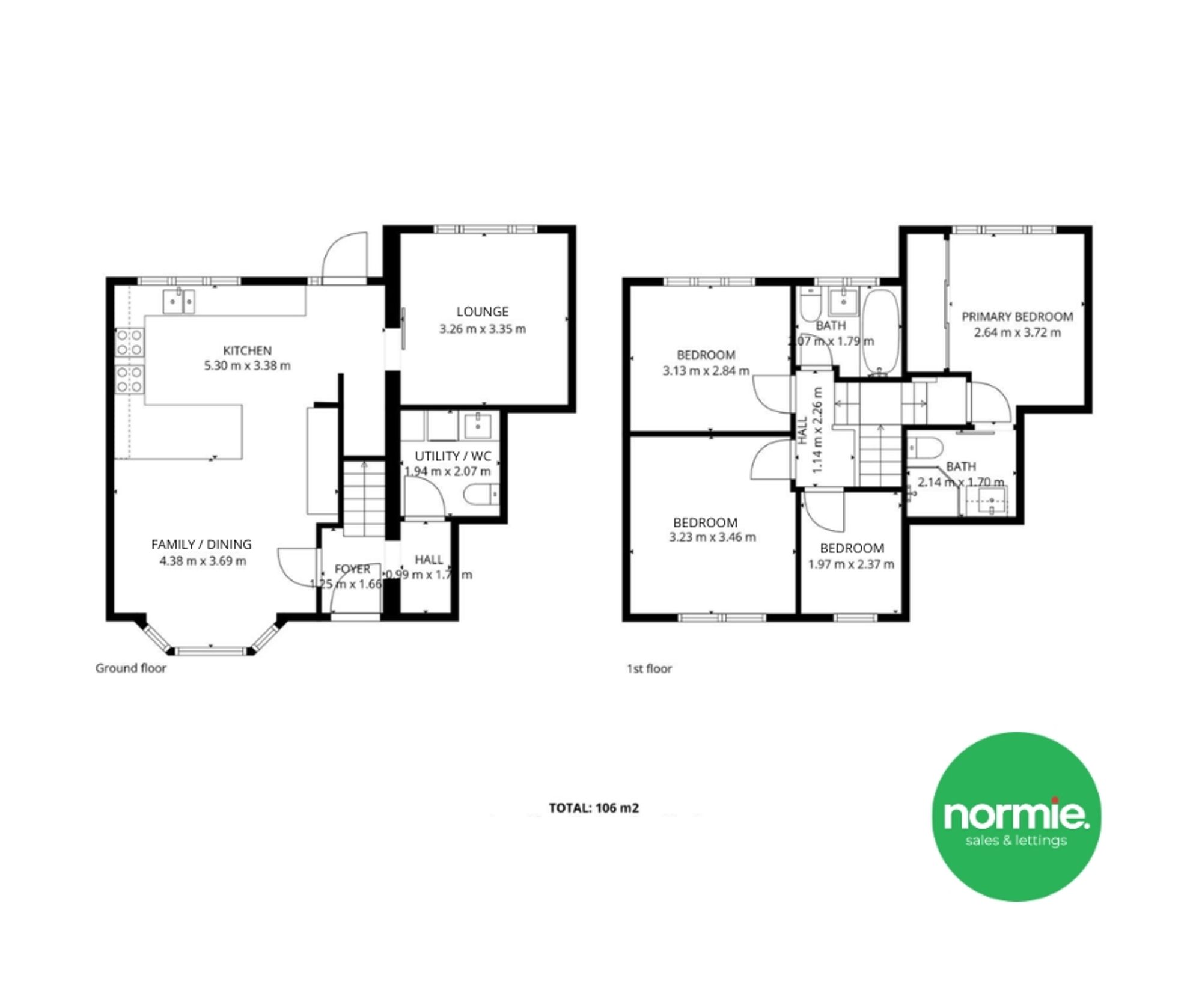 2 Carmona Drive, Manchester floorplan