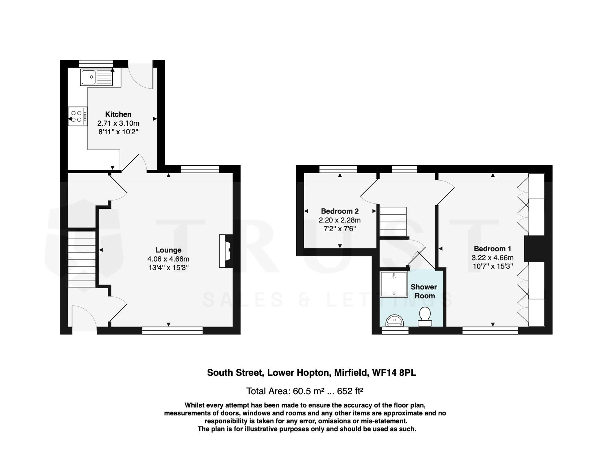21 South Street, Mirfield floorplan