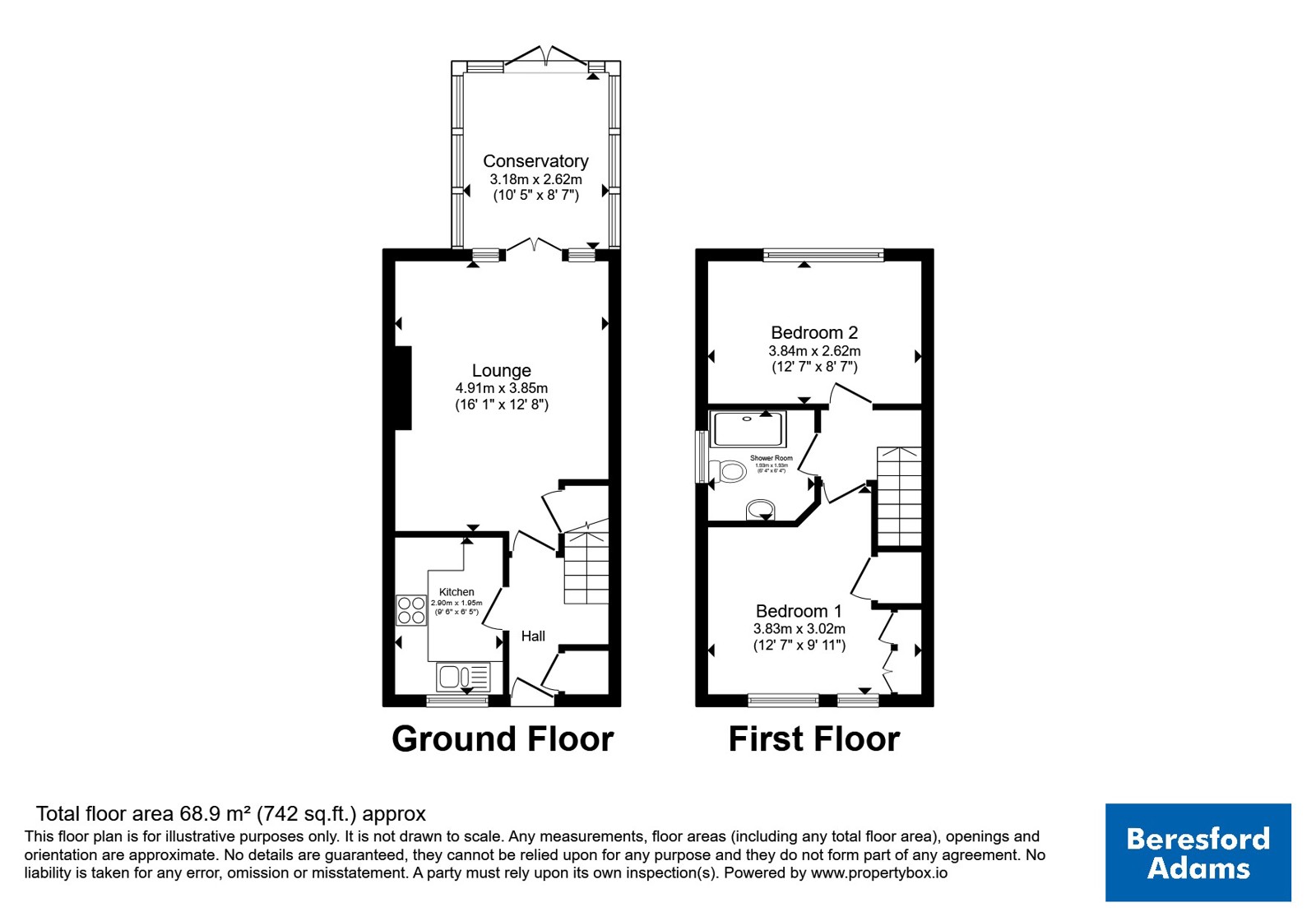 74, Forest Walk, Flintshire floorplan