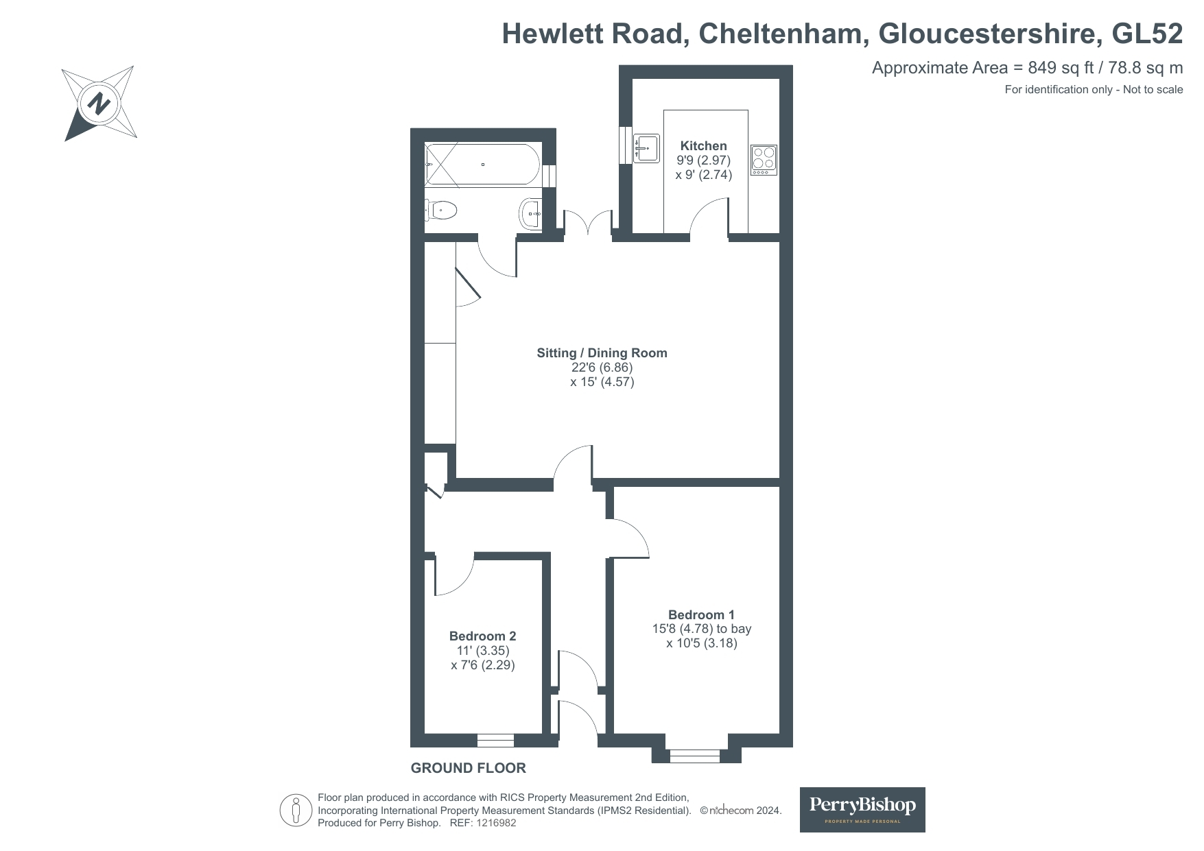 29a,, Hewlett Road, Gloucestershire floorplan