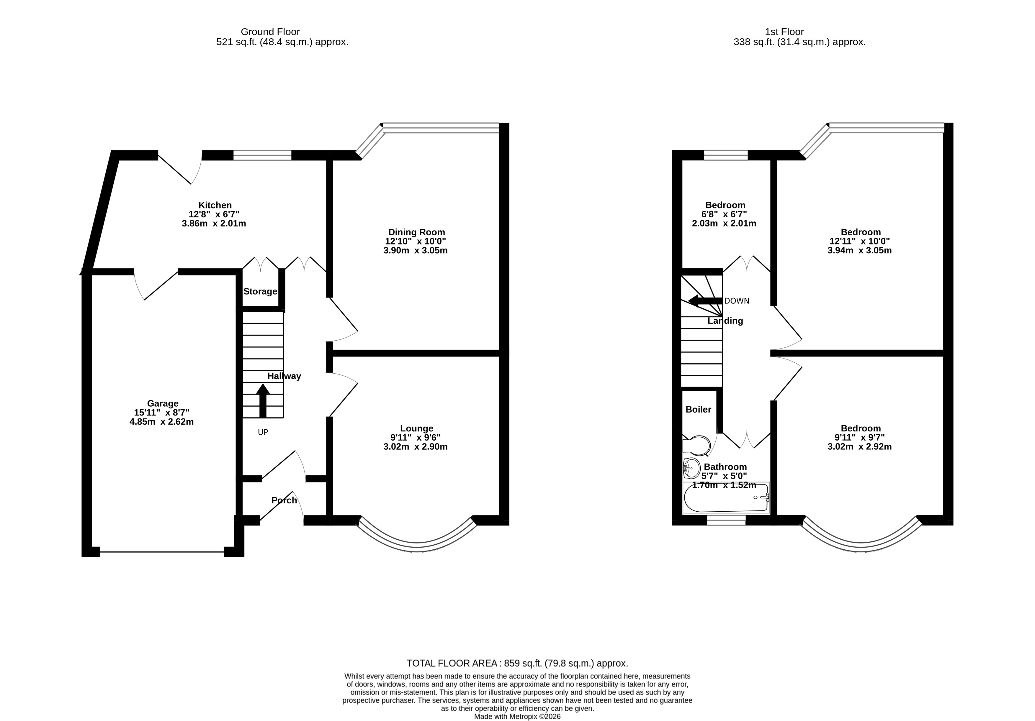 9, Parsonage Drive, Cofton Hackett floorplan