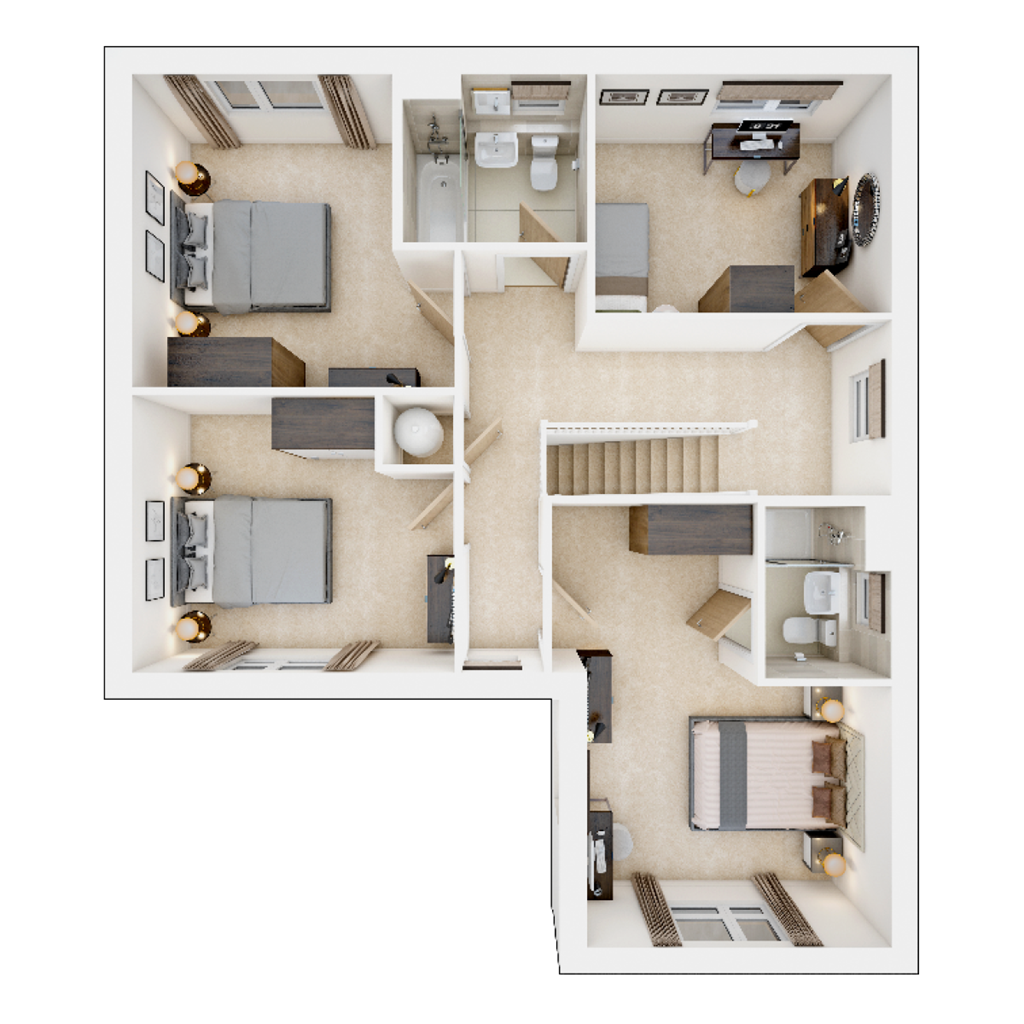 The Hubham - Plot 145, Coatham Meadows, Allens West, Durham Lane, Eaglescliffe floorplan