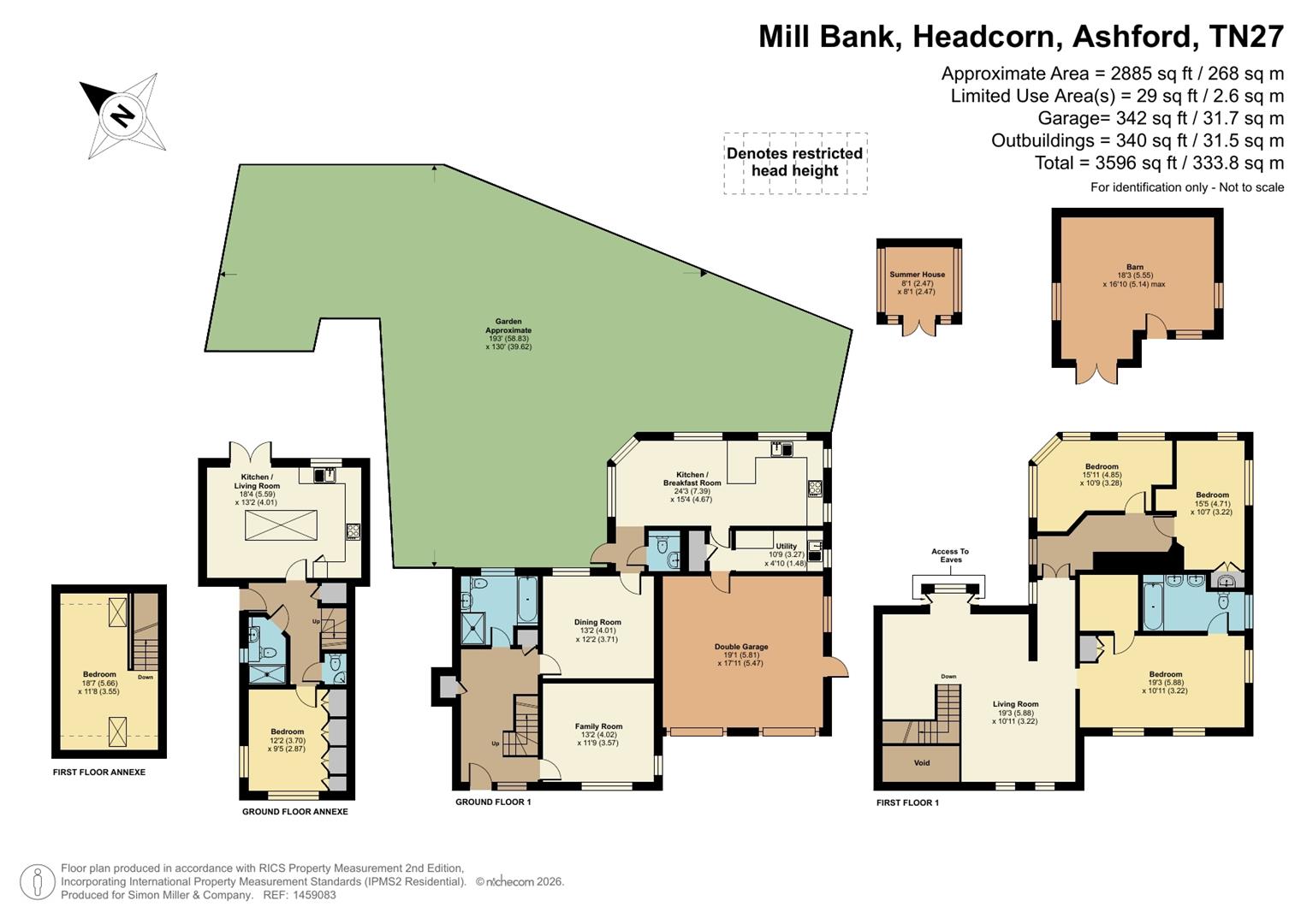 44 & 44a, Mill Bank, Ashford floorplan