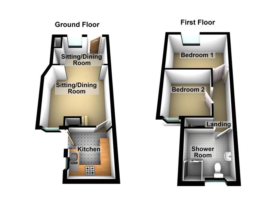 37, Bewdley Street, Evesham floorplan