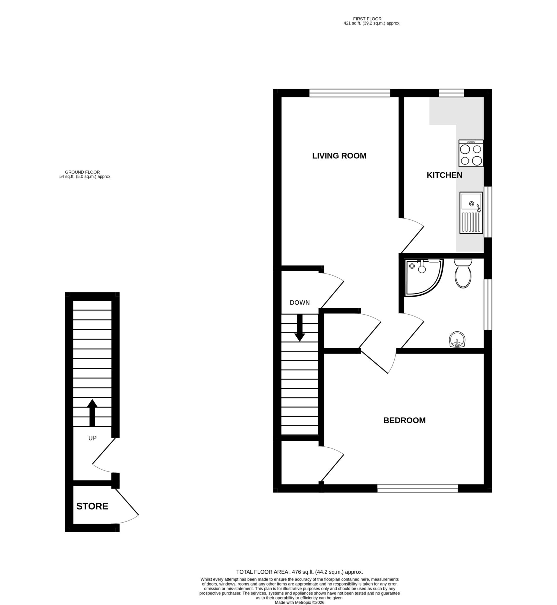 9, Cornwall Road, Bordon floorplan