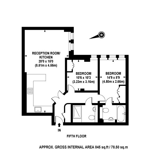 517, Romney House, Westminster floorplan