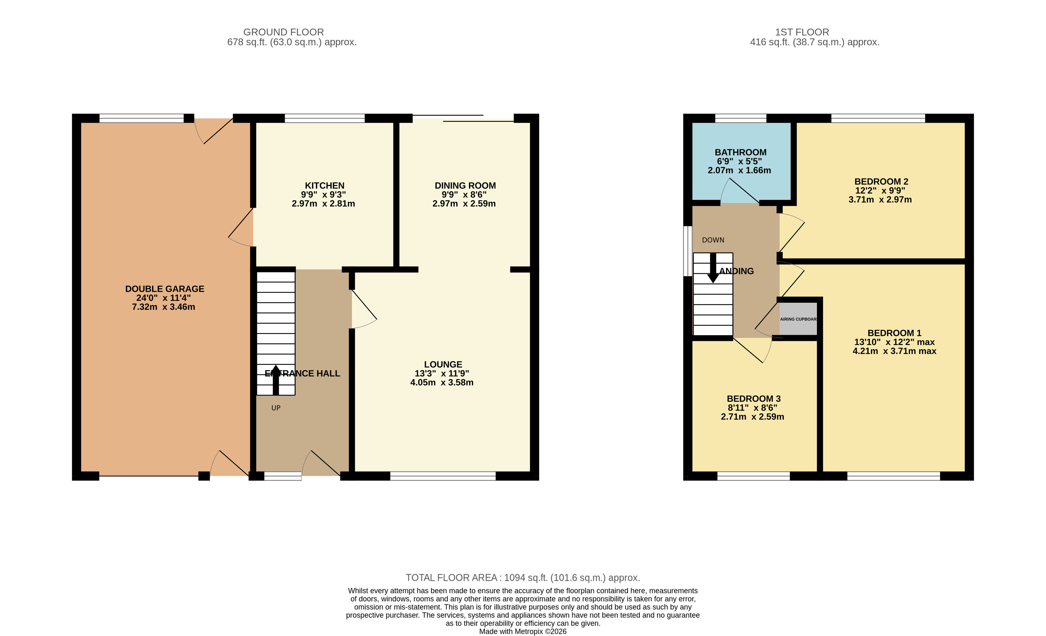 1, Arbroath Road, Bedfordshire floorplan