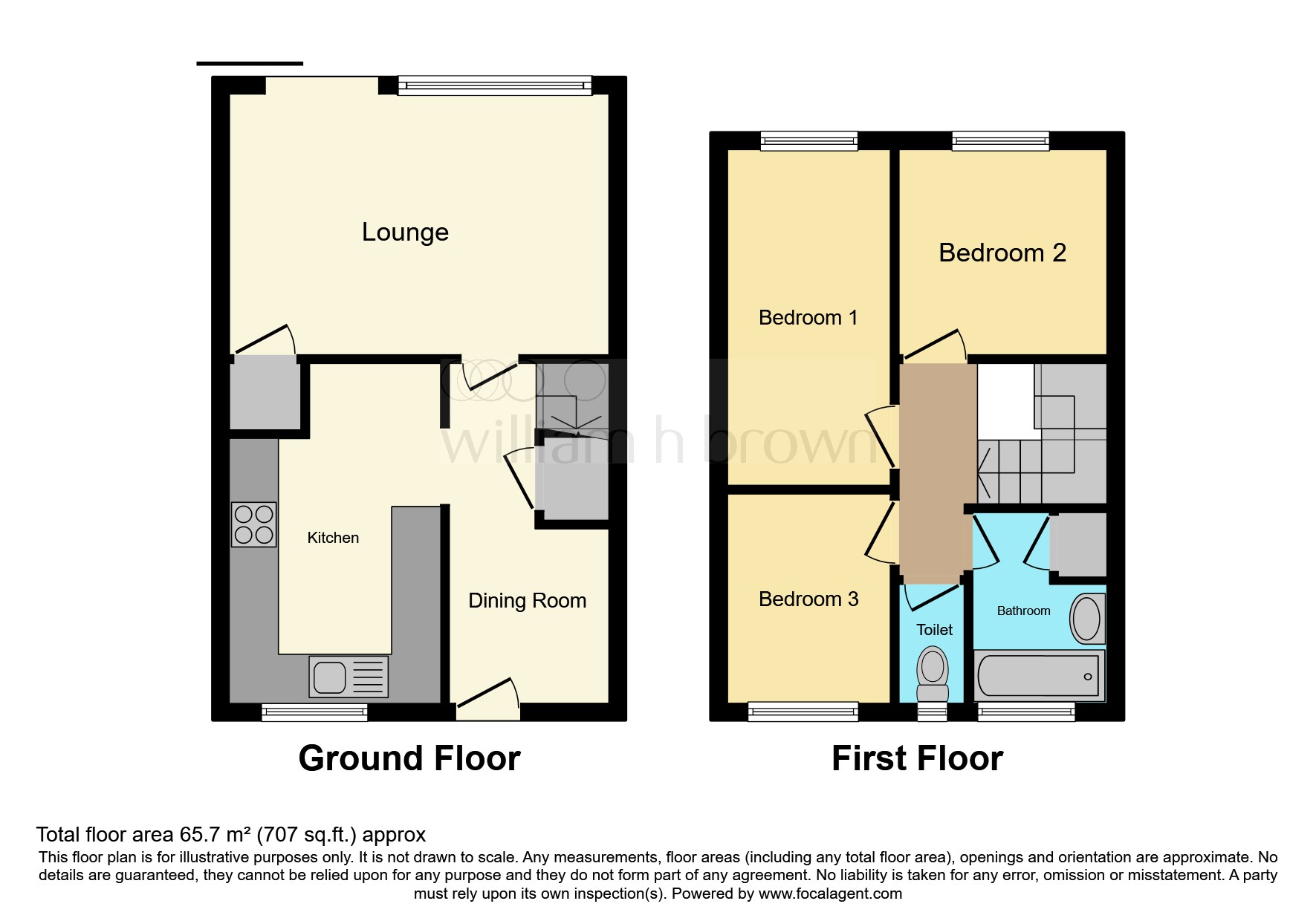 68, Sycamore Field, Harlow floorplan