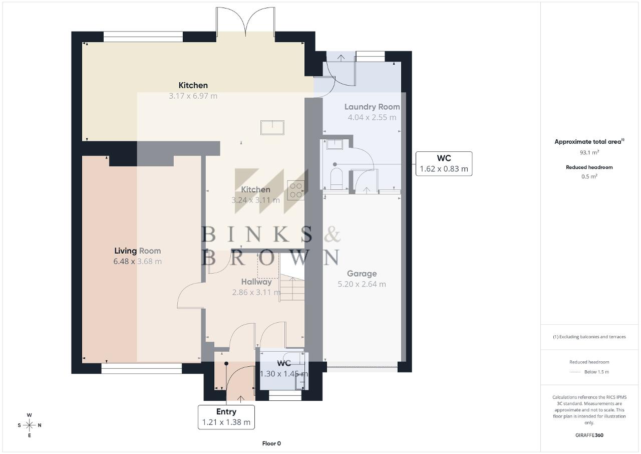 13, Bibby Close, Corringham floorplan