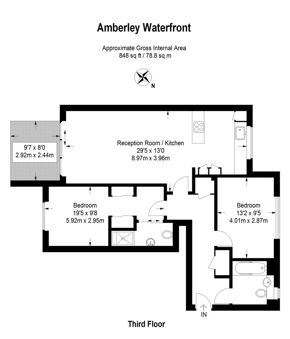 2 Bedrooms Flat to rent in Waterfront Apartments, 82 Amberley Road, Little Venice, London W9