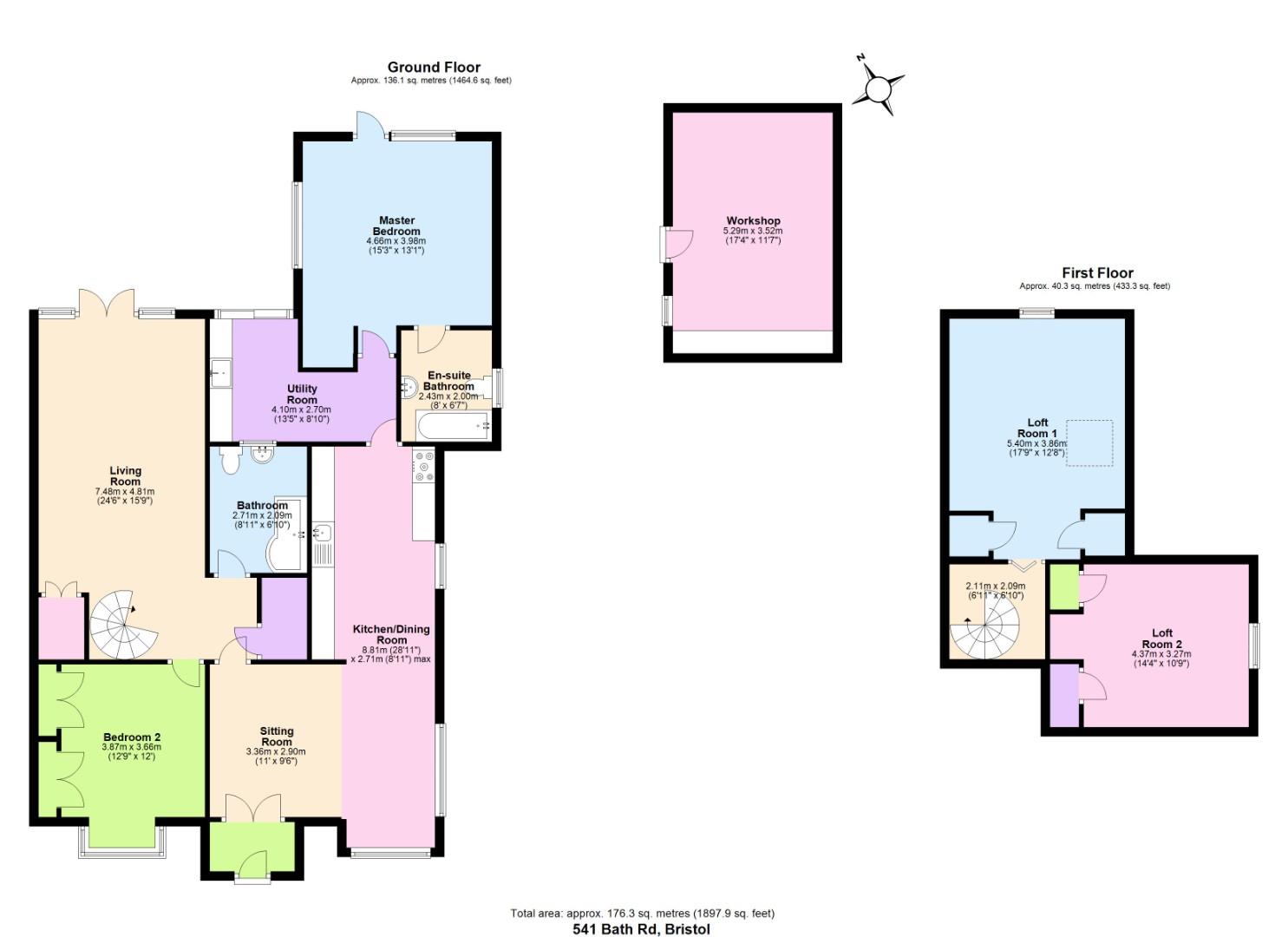 Free property report 541 Bath Road, Saltford, BS31 3JG Chimnie