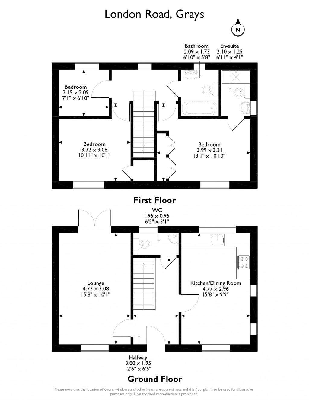 3 Bedrooms Terraced house for sale in London Road, Grays RM20