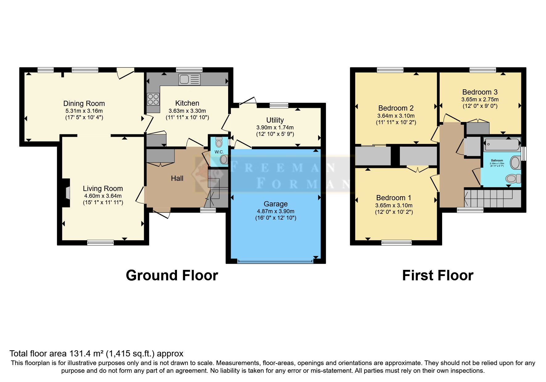 119, Higham Lane, Kent floorplan