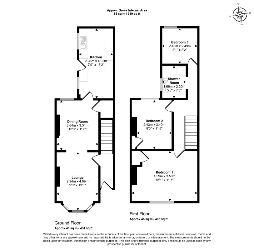 35, School Road, Wellingborough floorplan