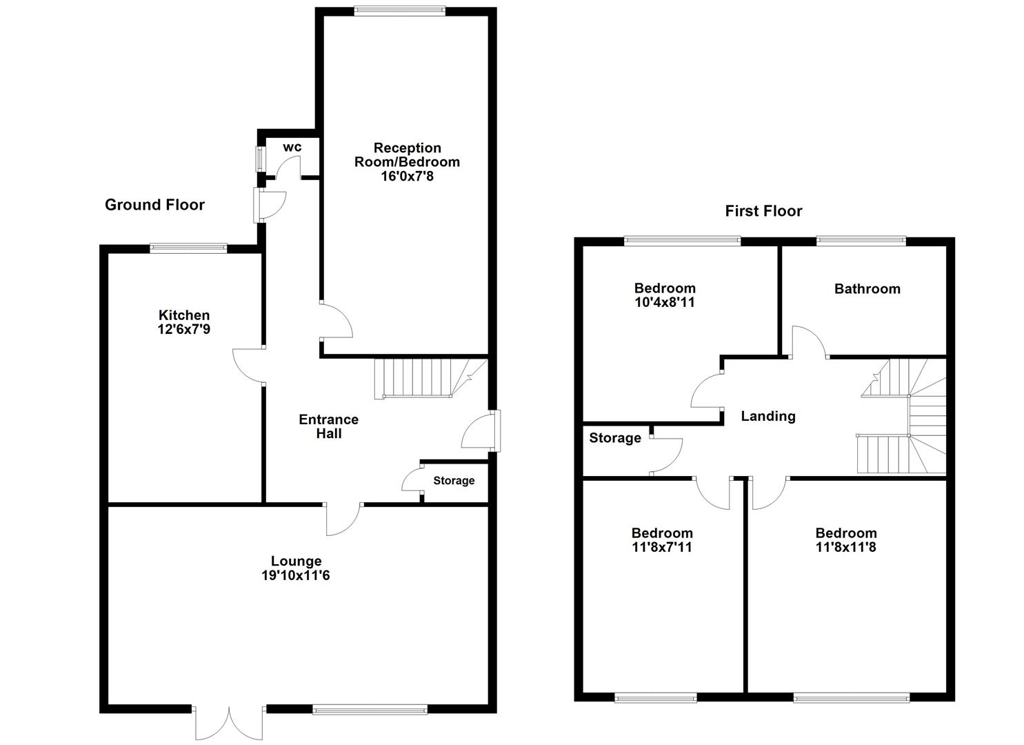 12, Osea Way, Chelmsford floorplan