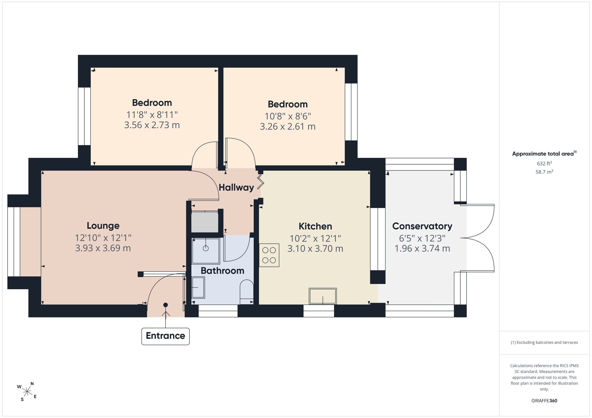 84 Digby Road, Stanford-Le-Hope floorplan