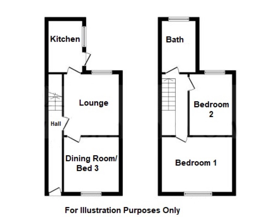 2 Bedrooms Terraced house for sale in 39 Dunster Street, The Mounts, Northampton, Northamptonshire NN1