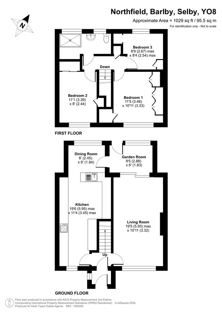 34, Northfield, Barlby floorplan