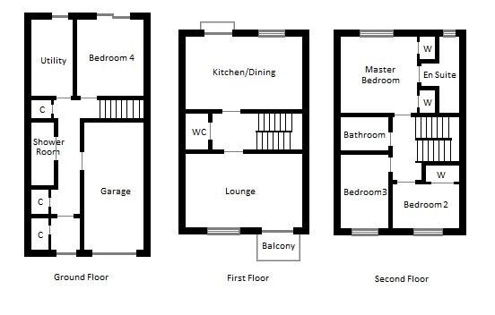 4 Bedrooms Terraced house for sale in Crofton Avenue, Braehead, Renfrew PA4