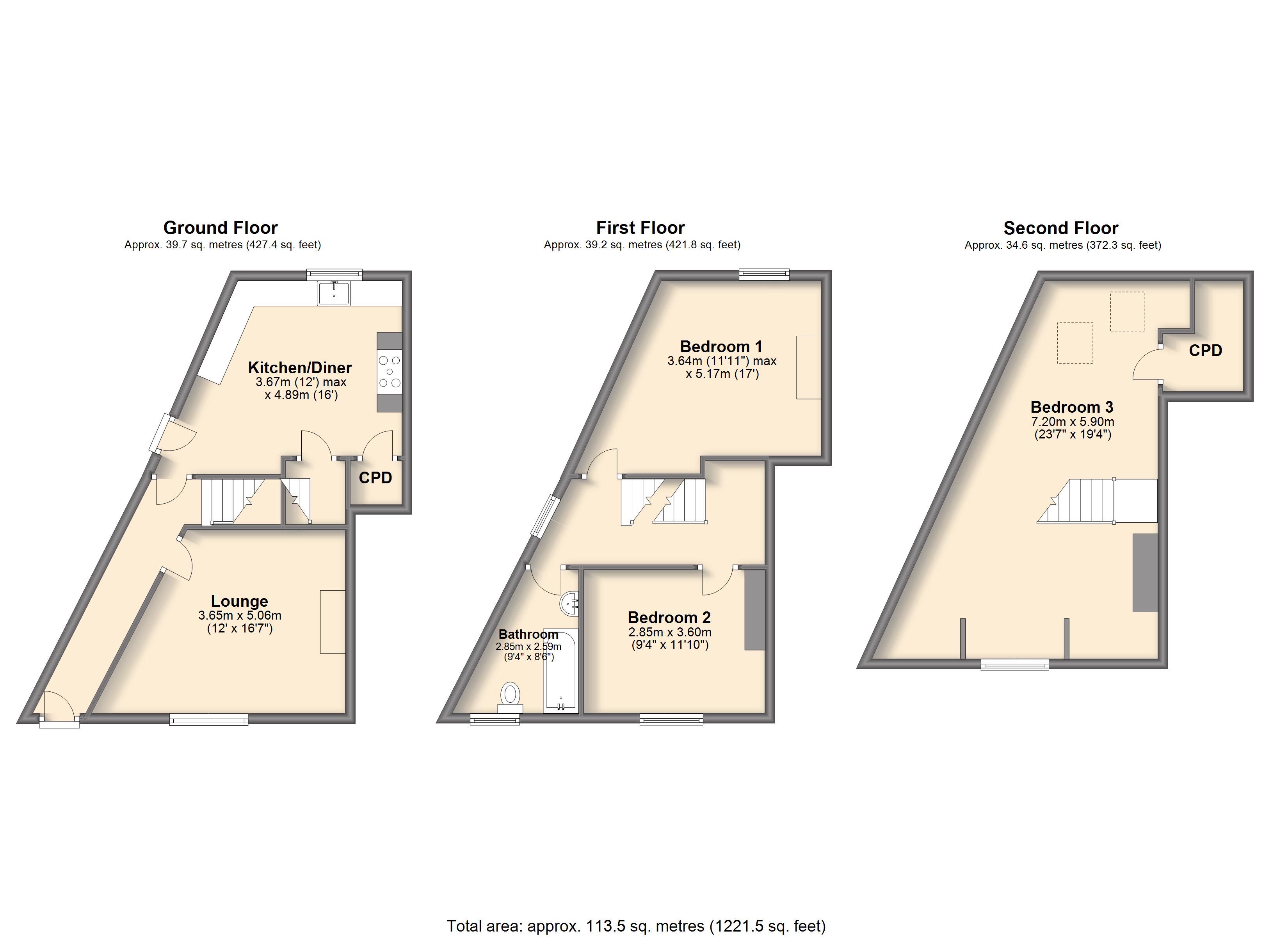 3 Bedrooms End terrace house for sale in Woodbank Crescent, Sheffield S8