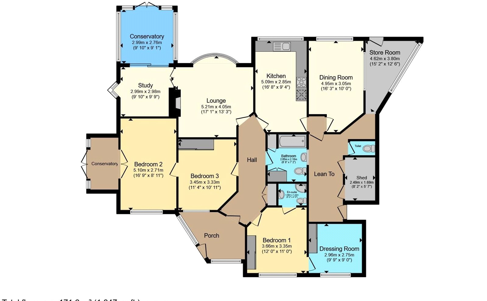 58, Campbell Avenue, Leicester floorplan