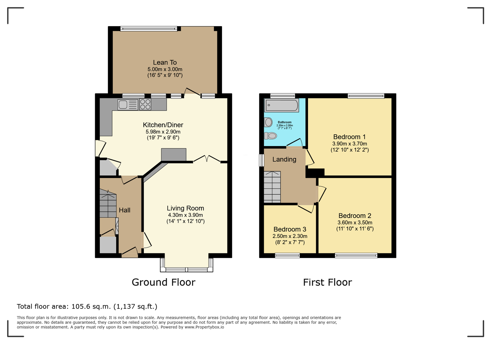 23, Dunster Road, Loughborough floorplan