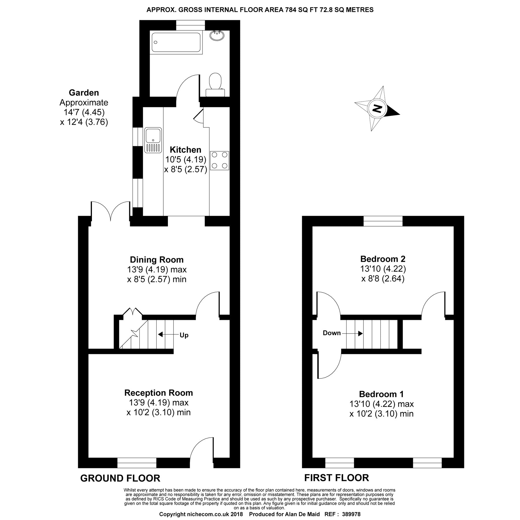 2 Bedrooms Terraced house for sale in Crown Lane, Chislehurst BR7